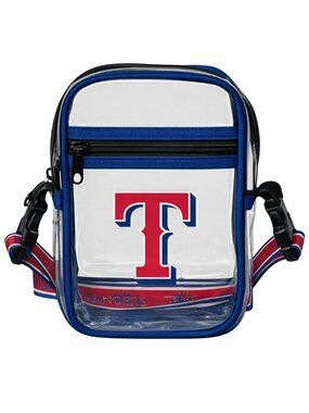 Texas Rangers Clear Crossbody Messenger Bag